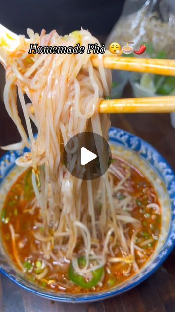 ROAD TO 50K 🔥 | DM FOR PROMOTIONS on Instagram: "Spicy Pho Noodle Soup  🍜 🥵🌶️ made by  @eatingwithdani_ …looks so delicious!  #fyp #viral #explore #cooking #pho #phonoodles #foryoupage #reels #foodie #foodporn #foodielife #yummy #phonoodlesoup #vietnamesefood #soup #hungry" Quick Pho Recipe, Home Made Pho, Pho Noodle Soup Recipe, Spicy Pho, Pho Soup Recipe, Pho Noodle Soup, How To Make Pho, Pho Broth, Pho Noodles