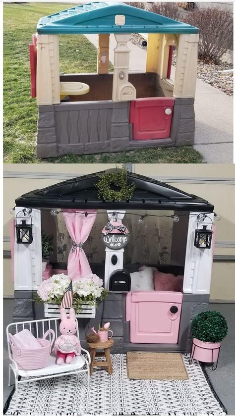 Rented Backyard Ideas, Toddler Backyard Play Area, Inside Playhouse Ideas, Toddler Outside Play Area, Toddler Playroom Ideas, Toddler Outdoor Play Area, Play Houses Diy, Play Area Backyard, Backyard Kids Play Area