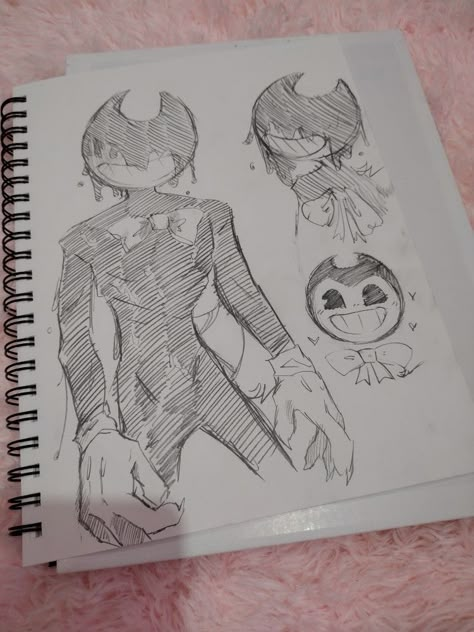 Batim Allison Angel, Batdr Bendy Fanart, Bendy And The Ink Demon, Bendy And The Ink Machine Ink Demon, Cute Bendy Art, Bendy And The Ink Machine Sketch, Batim Bendy Fanart, Bendy And The Ink Machine Bendy, Bendy And Ink Demon