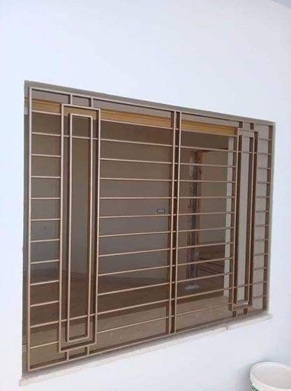 Window Iron Design, Grill Design For Windows House, Grills For Windows Design Modern, New Window Grill Design, Window Steel Grill Design Modern Houses, Grill For Windows Design, Greel Design For Balcony, Window Grill Design Modern Window Grill Design Modern Houses, Windows Iron Grill Design