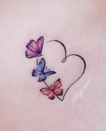 Tiny Wrist Tattoos, Mommy Tattoos, Butterfly Tattoos For Women, Tasteful Tattoos, Daughter Tattoos, Wrist Tattoos For Women, Mother Daughter Tattoos, Butterfly Tattoos, Family Tattoos