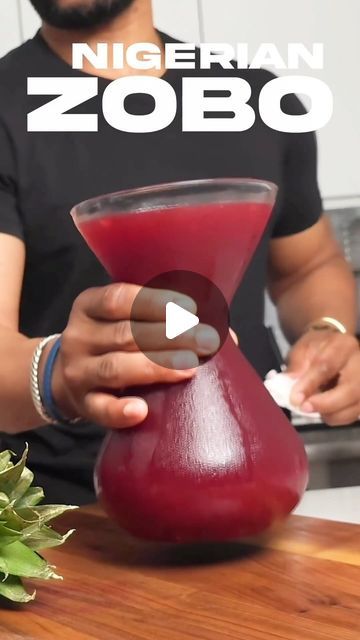 Nigerian Zobo Drink Recipe, Zobo Drink, Beverages Recipes, Diy Juice, Hibiscus Leaves, Refreshing Summer Drinks, Healthy Juice Recipes, Fruit Cups, Fruit Drinks