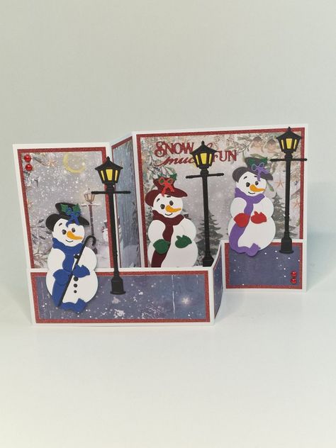 Crafters Companion Vintage Snowman Cards, Crafters Companion Vintage Snowman, Crafters Companion Christmas Cards 2022, Crafters Companion Christmas Cards, Snowmen Cards, Folded Christmas Cards, Die Cut Christmas Cards, Crafters Companion Cards, Vintage Snowman