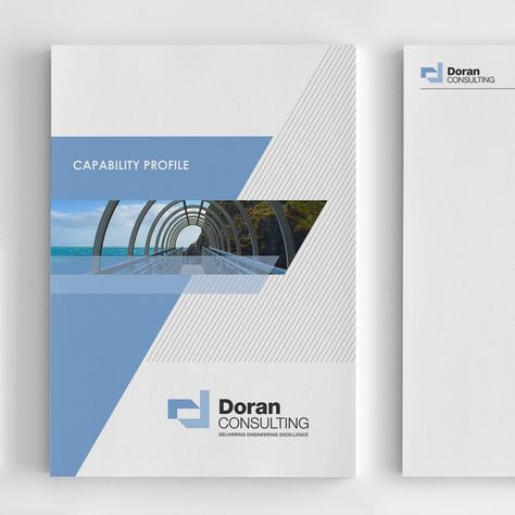 Company profile report cover for Engineering Consultancy by logodentity Corporate Folder Design, Corporate Folder, Catalog Design Layout, Event Booth Design, Annual Report Covers, Cover Page Template, Proposal Cover, Corporate Profile, Brochure Design Layout