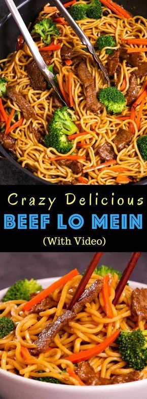 Beef Lo Mein Recipe, Beef Lo Mein, Lo Mein Noodles, Garlic Beef, Lo Mein Recipes, Better Than Takeout, Mapo Tofu, Lo Mein, Broccoli Beef