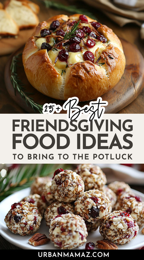 Friendsgiving Food Ideas to Bring to the Potluck Fun Sides For Party, Thanksgiving Dinner Appetizers Appetizer Ideas, What To Bring Thanksgiving, Board Meeting Food Ideas, Friendsgiving Ideas Food Dessert, Fall Thanksgiving Recipes, What To Bring To Thanksgiving Dinner, Healthy Party Dishes, Thanksgiving For 25 People