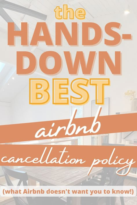 What's the best Airbnb cancellation policy for hosts? It's NOT what Airbnb wants you to think! Airbnb Patio Ideas, Airbnb Co Hosting, Farmhouse Airbnb Decor, Airbnb Amenities Ideas, Airbnb Outdoor Ideas, Airbnb Business Plan, Start Airbnb Business, Owning An Airbnb, Airbnb Rules For Guests