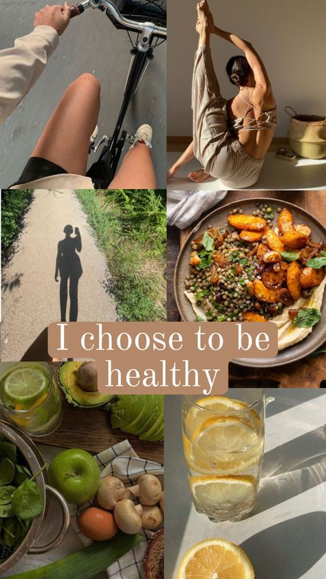 Healthy Wellness Aesthetic, Health Vision Board Pics Inspiration, Feeling Healthy Aesthetic, Healthy Lifestyle Vision Board Ideas, Health Vision Board Aesthetic, Healthy Habits Aesthetic Vision Board, Fit And Healthy Aesthetic, Clean Eating Vision Board, Fitgirl Aesthetic Vision Board