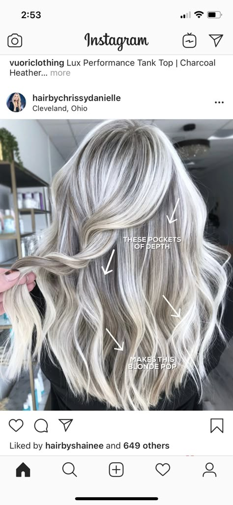 Hair Melt Blonde, Ash White Blonde Hair, Icy Blonde Highlights On Blonde Hair, Ice Blonde Hair Balayage, Fall Blonde Hair Color Low Lights, Blonde Fall Hair 2023, White Blonde Hair With Lowlights, Ashy Platinum Blonde Hair, Icy Ash Blonde Hair