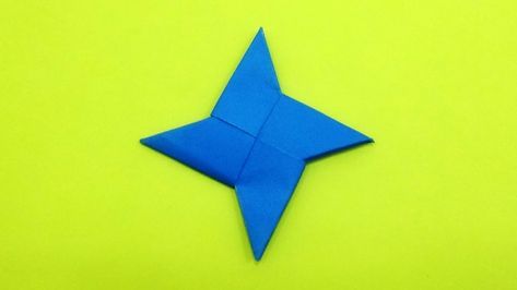 Origami Shuriken, Ninja Crafts, Paper Ninja Stars, Origami Toys, Origami Diamond, Make A Paper Airplane, Ninja Birthday Parties, Pinwheels Paper, Ninja Birthday