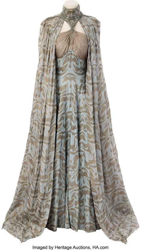 Lysa Arryn Dress, Game Of Thrones Outfits Inspiration, House Arryn Dress, Game Of Thrones Outfit Dresses, Dresses Game Of Thrones, Lysa Arryn, Game Of Thrones Dresses, House Arryn, Game Of Thrones Dress