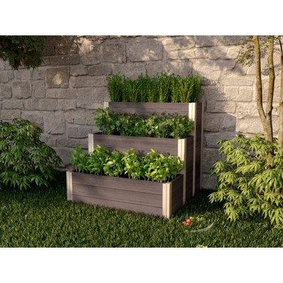 Cascading Garden, Witchy Lifestyle, Modular Garden Beds, Pallet Planters, Keyhole Garden, Planters Outdoor, Edible Gardening, Kitchen Scraps, Tiered Garden