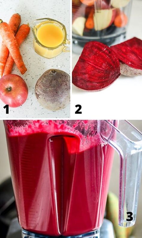 Beet Apple Carrot Juice, Beet And Apple Juice, Apple Beetroot Carrot Juice, Ginger Apple Juice, Vitamix Juice, Omega Juicer, Carrot Apple Juice, Carrot Juice Benefits, Apple Juice Recipe