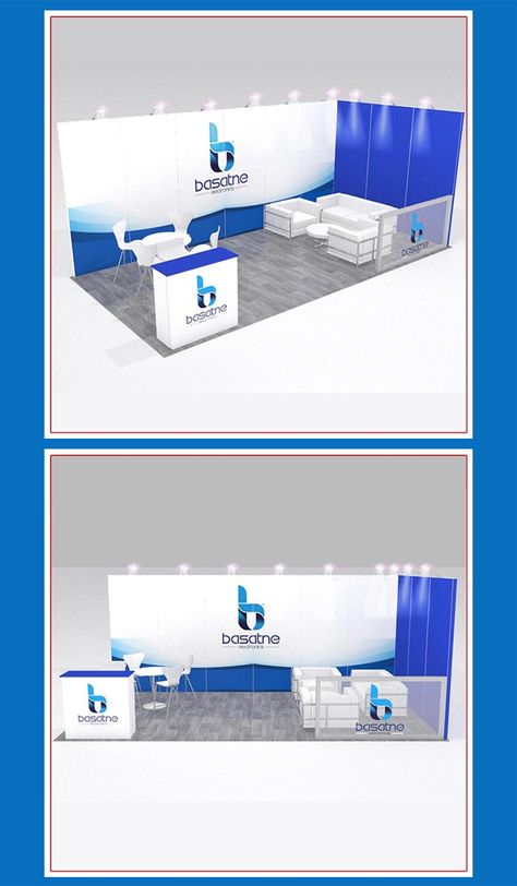 This corner 10x20 trade show booth from LV Exhibit Rentals in Las Vegas gives you the opportunity to increase your brand awareness. We specialize in truly turnkey trade show booth rental packages. We would love the opportunity to help you impress your visitors at your next trade show. This 10x20 booth design idea can be customized to fit your needs. Contact us for more information at rental@lvexhibitrentals.com. #10x20tradeshowbooth, #10x20booth, #10x20tradeshowboothdesign, #tradeshowboothdesign Trade Show Booth, Trade Show Booth Design, Trade Show Exhibit, Reception Counter, Goa India, Show Booth, Tradeshow Booth, Exhibition Booth, Booth Ideas