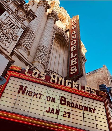 Ayurveda Aesthetic, Los Angeles Theater, Theatre Sign, Collage Pictures, 90s Movies, Theatre Kid, Picture Collage, Concert Posters, Movie Theater