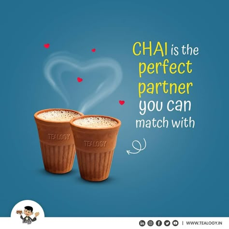 Tea Creative Ads Design, Tea Creative Post, Chai Creative Ads, Tea Creative Ads, Chai Memes, Chai Tattoo, Tea Social Media, Chai Poster, Irani Chai