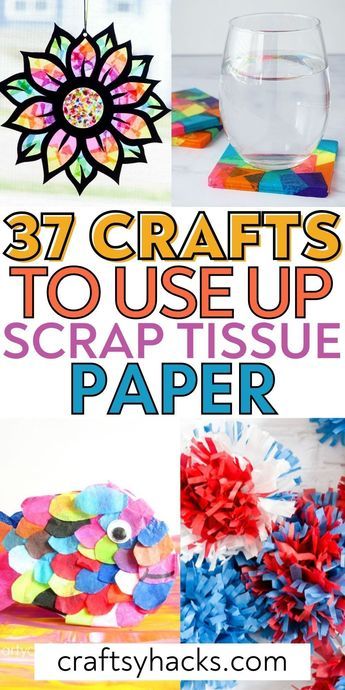 Crafts For Special Needs Adults, Tissue Paper Art Projects, Senior Craft Ideas, Tissue Crafts, 4h Crafts, Odd Objects, Tissue Art, Elderly Crafts, Fundraising Crafts