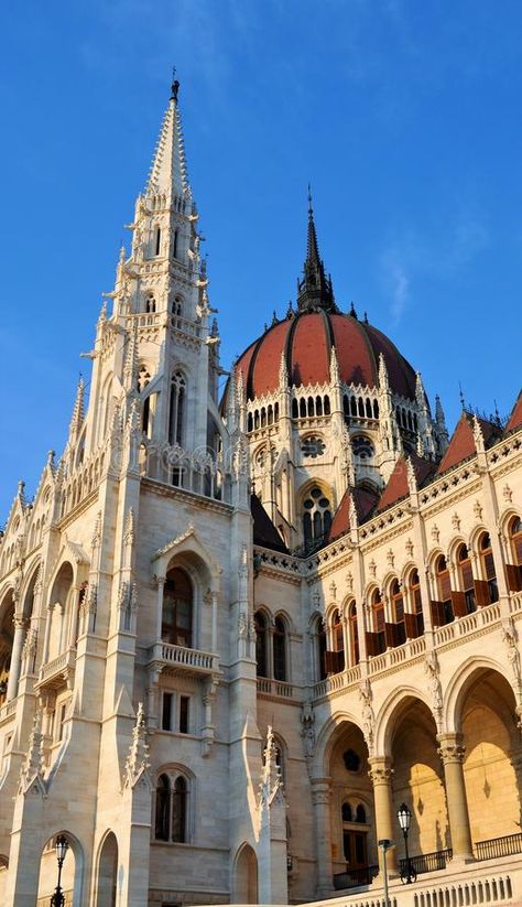 Europe Building Architecture, Danube Budapest, Europe Buildings, Budapest Parliament, European Buildings, Hungarian Parliament Building, Domed Building, Dome Building, Gothic Buildings