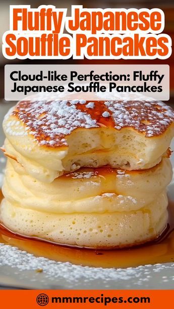 Pancake Perfection: Fluffy Japanese Souffle Pancakes Recipe 🥞 #JapanesePancakes #FluffyPancakes #BrunchGoals #PancakeArt #BreakfastDelights Japanese Souffle Pancakes Recipe, Souffle Pancakes Recipe, Fluffy Japanese Souffle Pancakes, Japanese Souffle Pancake Recipe, Japanese Fluffy Pancakes, Japanese Souffle Pancakes, Japanese Pancake Recipe, Puff Pastry Snacks, Easy Puff Pastry Recipe