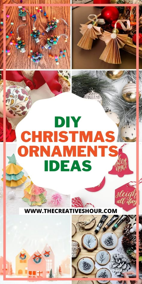 With Christmas right around the corner, it is time to gather around the Christmas tree! So this Christmas, get together with your family and loved ones to make some good old DIY Christmas ornaments. Here are some easy & rustic Christmas ornaments ideas for 2021. Click here for more easy DIY Christmas ornaments, DIY Christmas ornaments for kids, DIY Christmas ornaments ideas, DIY Christmas ornaments for 2021, rustic DIY Christmas ornaments. Diy Homemade Christmas Ornaments, Ornaments To Make For Christmas, Old Fashioned Ornaments Diy, Adult Christmas Ornaments Diy, Diy Small Ornaments, Make Ornaments Diy, Handmade Christmas Ornaments Diy How To Make, Handmade Ornaments Christmas Easy Diy, Small Ornaments Diy