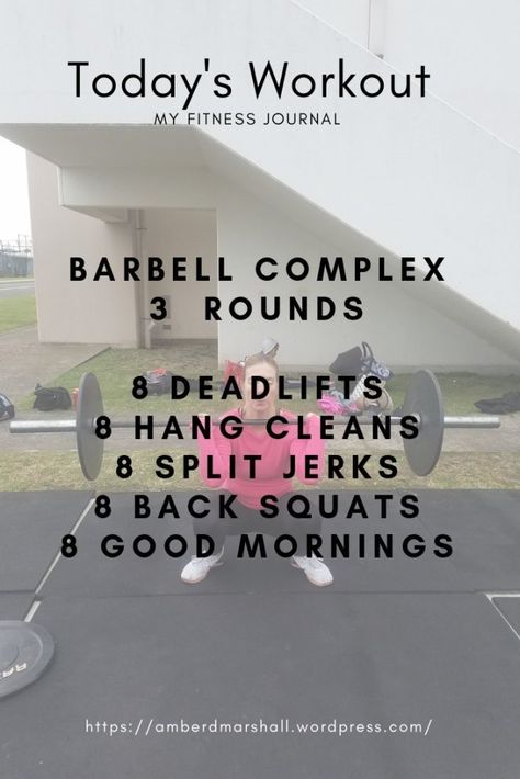 Barbell Complex Workouts, Complex Workout, Barbell Complex, Perfect Pushup, 12 Week Workout, Hang Clean, Crossfit At Home, Wod Workout, Face Pulls