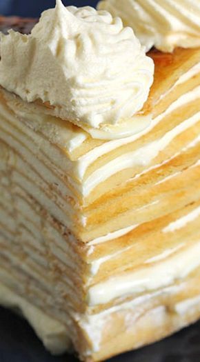 Crepe Cake Recipe, Lemon Mascarpone, Baked Dessert, Sweet Crepes, Crepe Cake, Recipes Sweet, Crepe Recipes, Baked Dessert Recipes, Cake Tasting