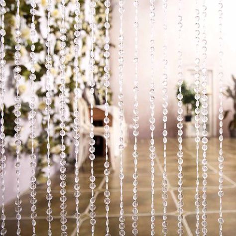 Big Event Backdrops | Wholesale Backdrops | eFavormart Beaded Door Curtain, Beaded Cake Stand, Beaded Door, Head Table Backdrop, Crystal Floor, Crystal Curtains, Crystal Candelabra, Beaded Curtain, Garland Backdrops