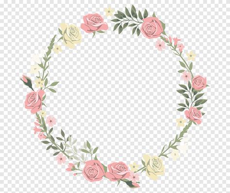 Flower Circle Border, Floral Circle Border, Circle Flower Frame, Floral Round Frame, Floral Frame Png, Flower Border Png, Png Pictures, Watercolor Flower Wreath, Flower Frame Png