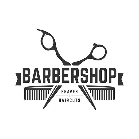 Barbershop Logo Ideas, Barber Logo Design, Barbershop Logo, Vintage Barbershop, Barber Haircuts, Barber Logo, Salon Logo Design, Barbershop Design, Inspiration Logo Design