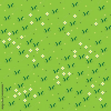 Download Grass pixel art background. Grass texture. Pixel art vector. Flower garden. Stock Vector and explore similar vectors at Adobe Stock. Watercolor Pixel Art, Pixel Grass Background, Pixel Art Grass Tileset, Pixel Art Garden, Hand Pixel Art, Grass Pixel Art, Sprite Background, Pixel Game Background, Pixel Art Game Background