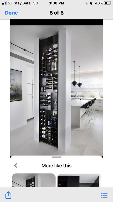 Wine Closet Ideas, Wine Wall Ideas, Wine Seller, Cave A Vin, Glass Wine Cellar, Grand Room, Wine Closet, House Design Interior, Grey Kitchen Designs