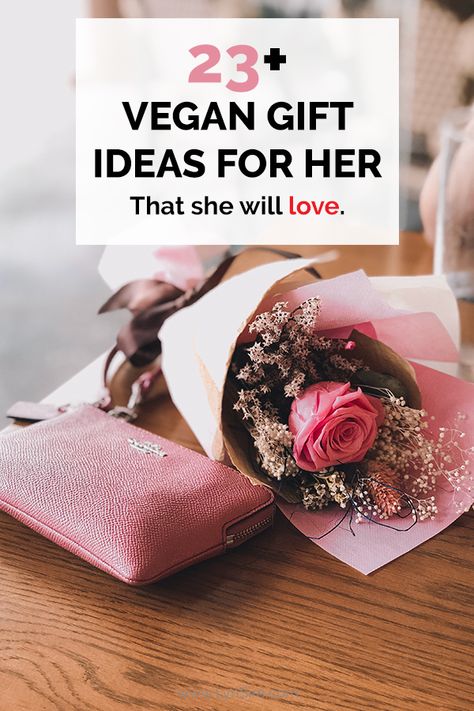 Vegan gift ideas for her that she will love at any time of the year. Vegan valentines, birthday, holiday, and more. #vegan #crueltyfree #veganproducts #crueltyfreeproducts Vegan Gifts For Her, Vegan Food Gifts, Vegan Gift Basket, Gifts For Vegans, Vegan Valentines, Vegan Gift Ideas, Client Appreciation Gifts, Valentines Birthday, Client Appreciation