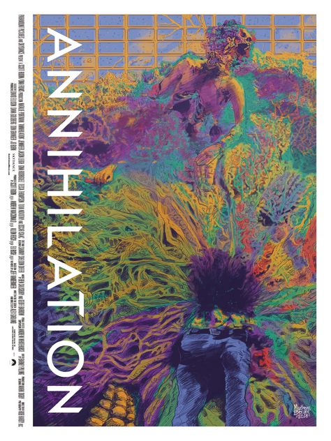 Annihilation Book Cover, Annihilation Movie Poster, Annihilation Poster, Annihilation Tattoo, Annihilation Book, Annihilation Aesthetic, Fungi Painting, Annihilation 2018, Imaginative Realism