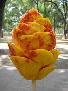 Mango  with  lime ,chili powder and salt. Craving this now! #Fruit#Mango#Mexico Mayan Food, Destiny Islands, Mexican Mango, Salt Craving, Sloth Cakes, Taco Place, Mango Flower, Fruit Mango, Mexican Treats