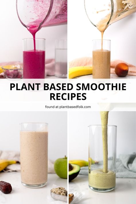 Smoothies With Oats, Oats And Yogurt, Healthy Smoothie Bowl Recipes, Peach Banana Smoothie, Avocado Banana Smoothie, Individual Recipes, Plant Based Smoothies, Choc Chip Muffins, Tasty Smoothies