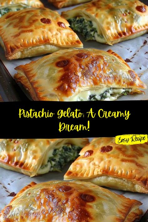 Spinach Stuffed Pastry, Stuffed Pastry, Recipes Using Puff Pastry, Spinach Puff Pastry, Pistachio Gelato, Cheese Puff Pastry, Light Appetizers, Puff Pastry Sheets, Pastry Sheets