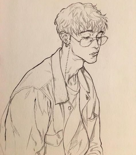 Rene Haircut, Nerdy Boy Drawing, Gentleman Drawing, Pick A Character, Mark Crilley, Sketch It, 얼굴 드로잉, Speed Drawing, 캐릭터 드로잉