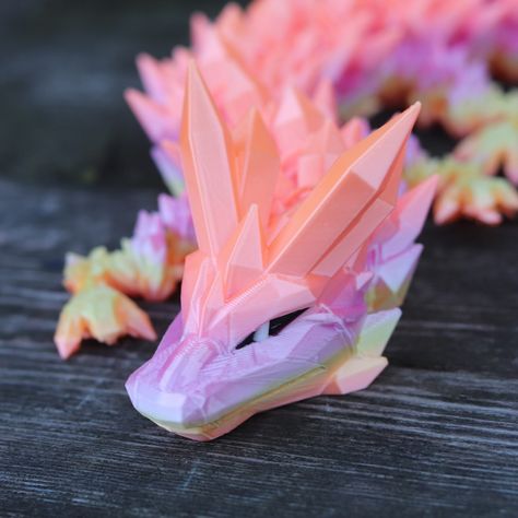 3d Printed Dragon, Dragon Ideas, 3d Printing Art, List Ideas, Quirky Gifts, Snakes, 3d Printed, 3d Print, Reptiles