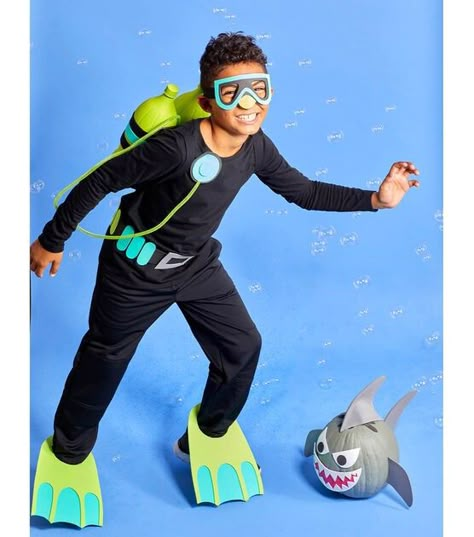 Athlete Costume, Under The Sea Costume, Diver Costume, Scuba Diver Costume, Under The Sea Costumes, Sea Costume, Scuba Vbs, Sea Dress, Sea Decor