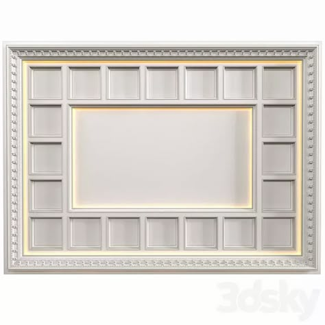 Download Link: https://3ds-max.org/decoration/art-deco-coffered-illuminated-ceiling-modern-coffered-illuminated-ceiling-3d-model-free-download-3/ Classical False Ceiling, Illuminated Ceiling, Modern Coffered Ceiling, Lawyers Office, Ceiling Classic, Temple Room, False Ceiling Ideas, Wainscoting Ideas, House Main Door