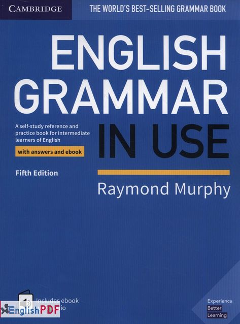 [Basic] English Grammar In Use PDF Book Download (Intermediate) - EnglishPDF English Grammar Book Pdf, English Grammar Pdf, Basic English Grammar Book, English Books Pdf, English Grammar Book, Basic Grammar, Grammar Book, Grammar Practice, Grammar Activities