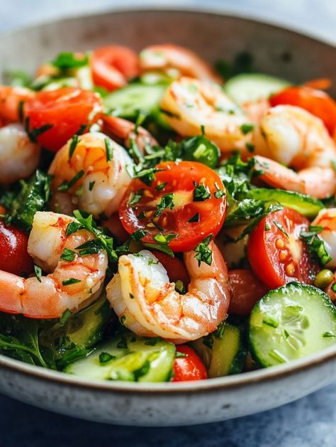 Shrimp Salad - Lady Recipes Salad Lady, Shrimp Chowder, Swiss Steak, Salads Pasta, Hamburger Steak, Frozen Shrimp, Basic Kitchen, Recipes Lunch, Shrimp Salad