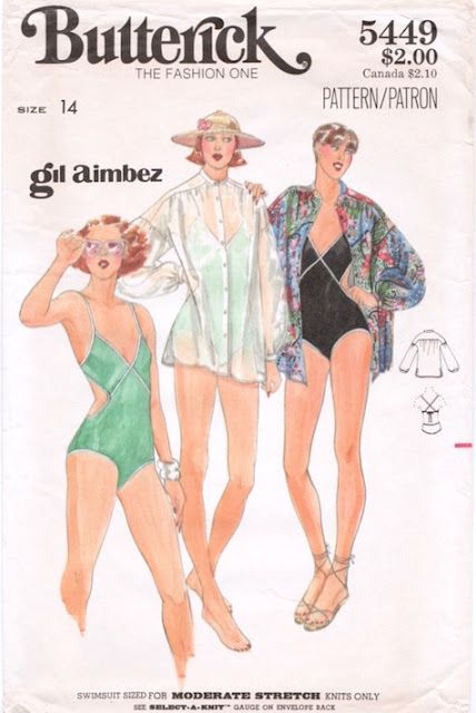 Swimsuit Coverup Pattern, Vintage Beachwear, Swimsuit Pattern Sewing, 1970s Sewing Patterns, Swimwear Pattern, Swimsuit Design, Mccalls Sewing Patterns, Sewing Pattern Sizes, Designer Swimwear