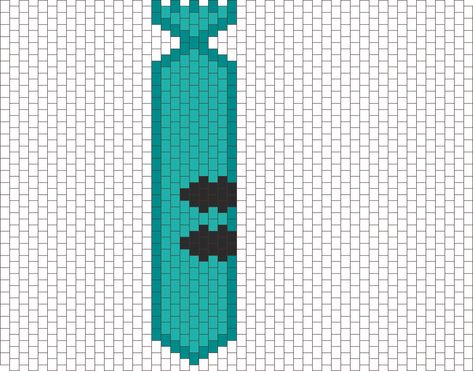 How To Make Kandi Tie, How To Make A Kandi Tie, Scene Kandi Cuff Patterns, Kandi Tie Pattern, Miku Kandi, Kandi Tie, Kandi Patterns Cuff, Emo Kandi, Scene Kandi