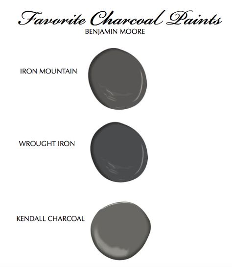 Wrought Iron Vs Kendall Charcoal, Bm Wrought Iron Coordinating Colors, Iron Ore Vs Iron Mountain Paint, Wrought Iron Accent Wall, Bm Iron Mountain, Stowe House, Wrought Iron Paint, Arched Doorways, Kendall Charcoal