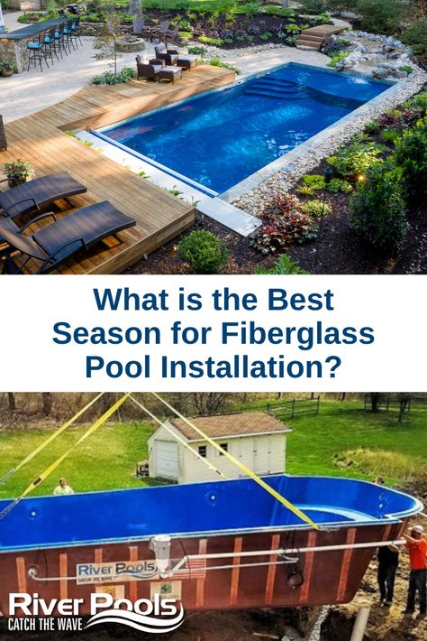 Fiberglass Pool Hot Tub Combo, Fiber Glass Pool Ideas, Fiberglass Pool Ideas, Fiberglass Pool Cost, Small Fiberglass Pools, Fiberglass Pool Installation, Tiny Pool, Backyard Improvements, Pool Cost