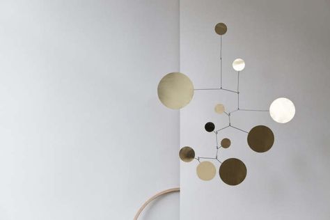 Circle Mobile, Calder Mobile, Star Mobile, Alexander Calder, Hanging Mobile, Dew Drops, German Design, Interior Art, Interior Design Styles