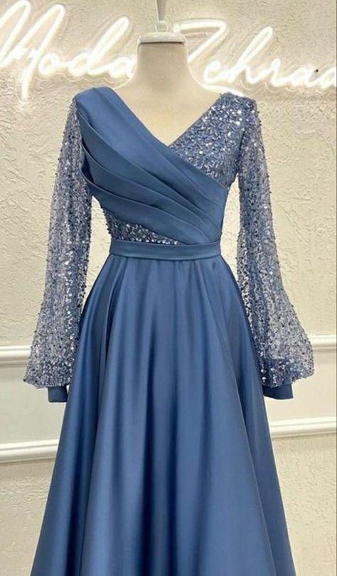 Long Dresses Western Style, Fancy Maxi Dresses, Gown Dress Party Wear, Pretty Dresses Casual, Party Wear Gowns, Simple Frocks, Gowns Dresses Elegant, Fancy Dresses Long, Muslim Fashion Dress