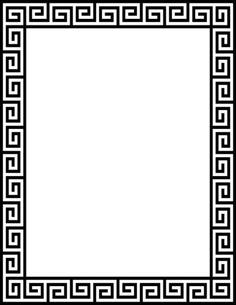 Frame Clip Art, Greek Pattern, Key Frame, Free Clipart Images, Greek Design, Arte Van Gogh, Greek Key Pattern, Desenho Tattoo, Line Art Design