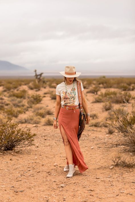 GINA Welcome To Cactus Valley Tee | Etsy Turquoise Boho Outfit, Western Stylish Outfits, Western Woman Outfits, Southern Cowgirl Outfits, Vegas Western Outfits, Texan Outfit Women, Western Outfit Skirt, Feminine Western Outfits, Southwest Outfits Women